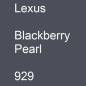 Preview: Lexus, Blackberry Pearl, 929.